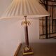 80's tortoiseshell palm tree lamp