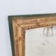 Rectangular foot mirror with pearl mesh