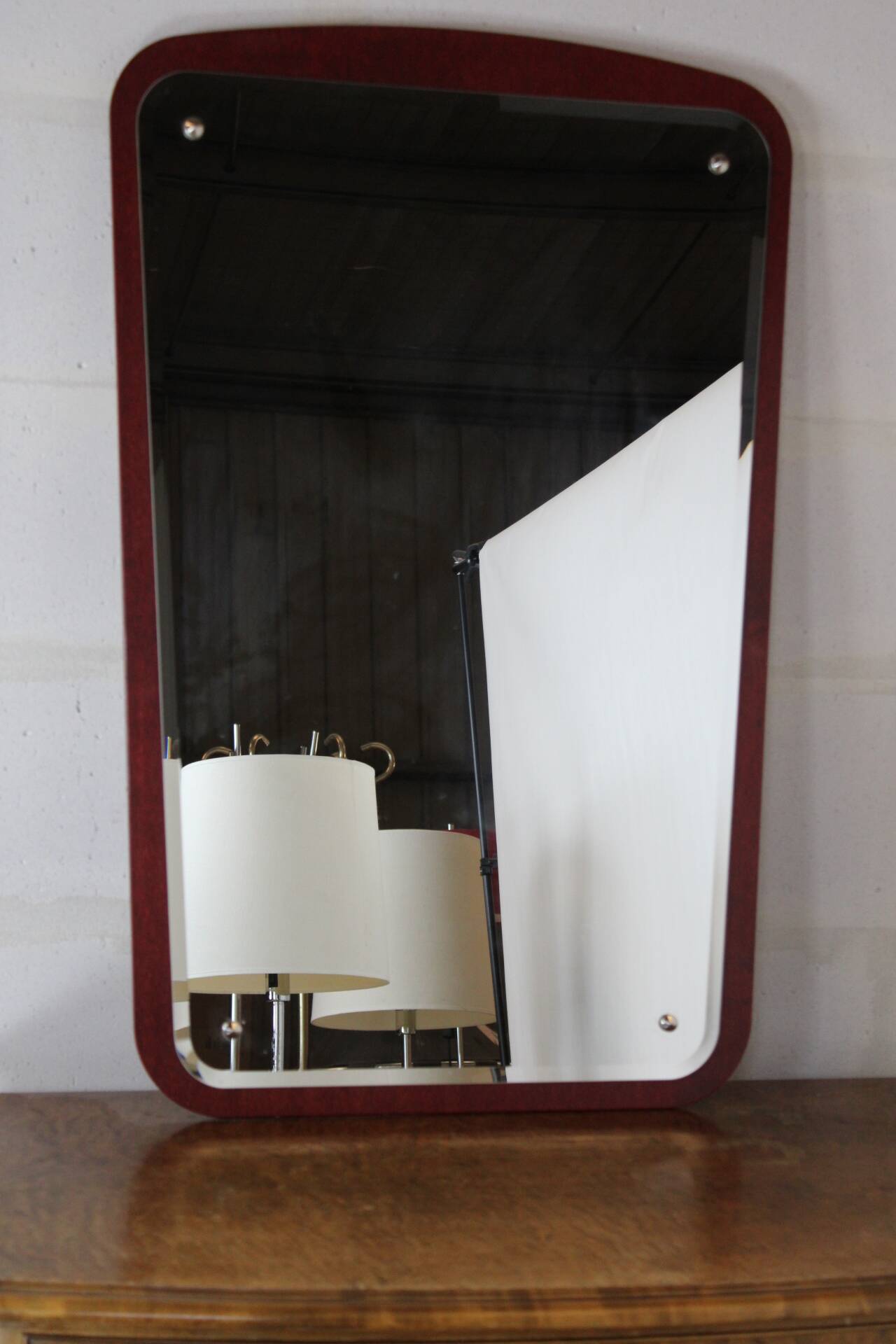 Vintage teak mirror 1960 denmark