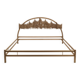 Aurora frame bed by Luciano Frigerio for Frigerio di Desio 1970