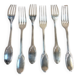 6 floral forks