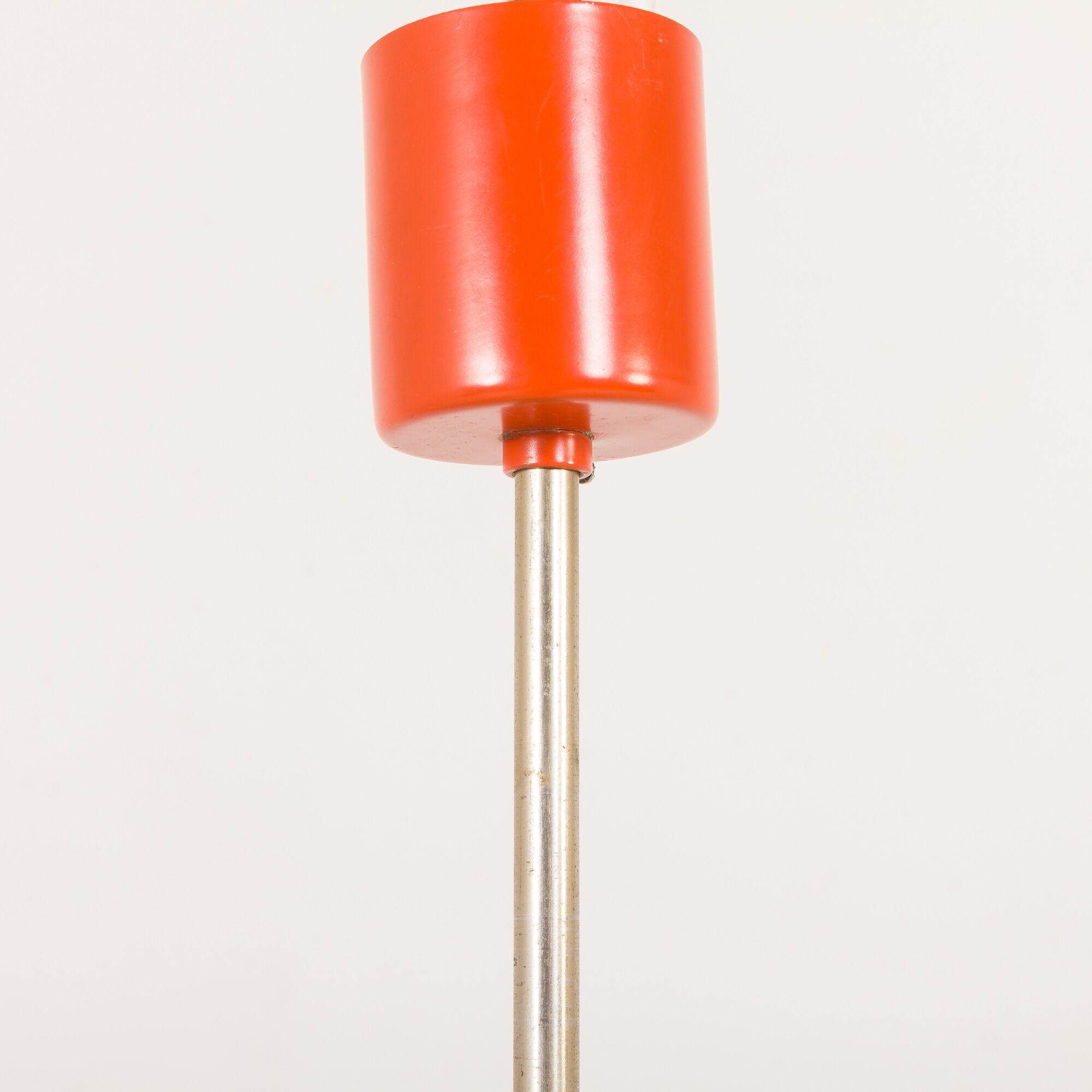 Italian Space Age chandelier with crystal glass shades, 1970s