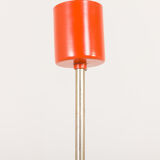 Italian Space Age chandelier with crystal glass shades, 1970s