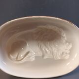 Lion earthenware terrine mold