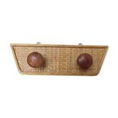 Wearing Scandinavian coat rattan 60/70s