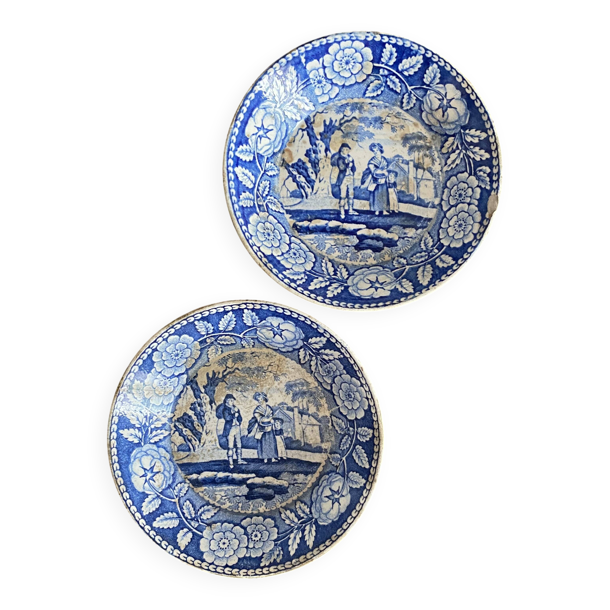 Old ironstone bowls from Choisy-le-Roi.