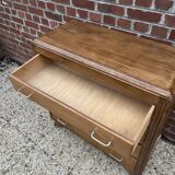 Vintage chest of drawers compass feet