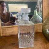 Carafe à whisky en verre taillé