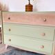 1960s commode with tapered legs.