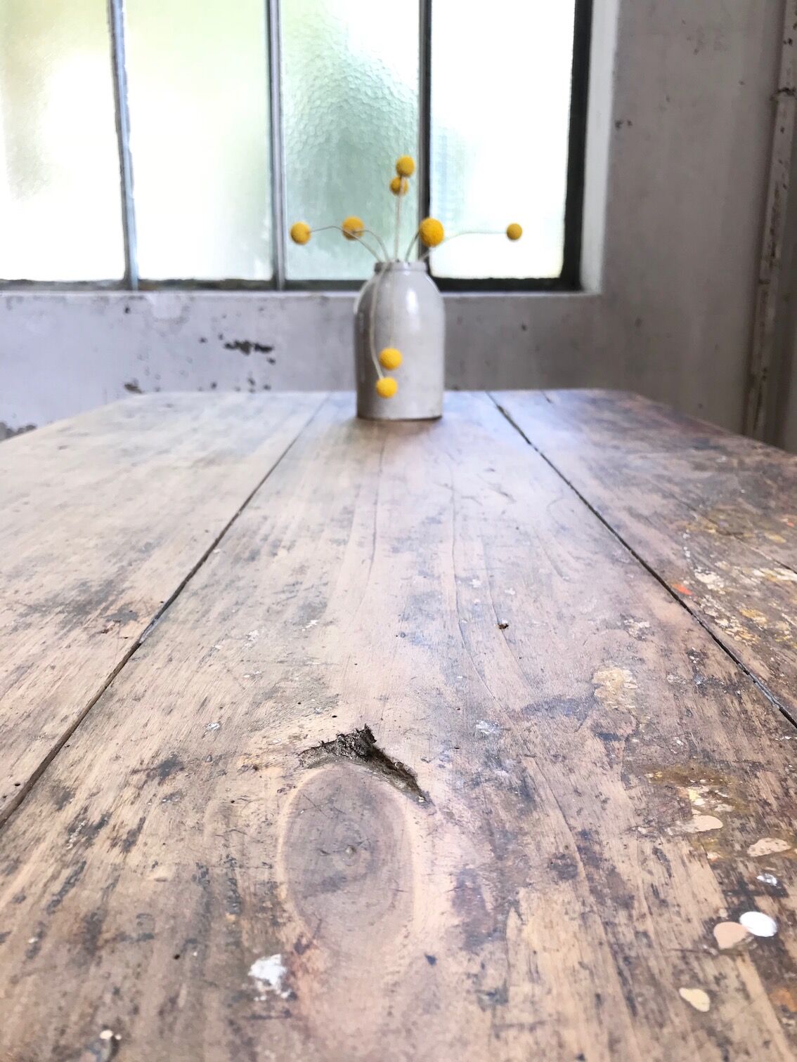 Vintage farm table