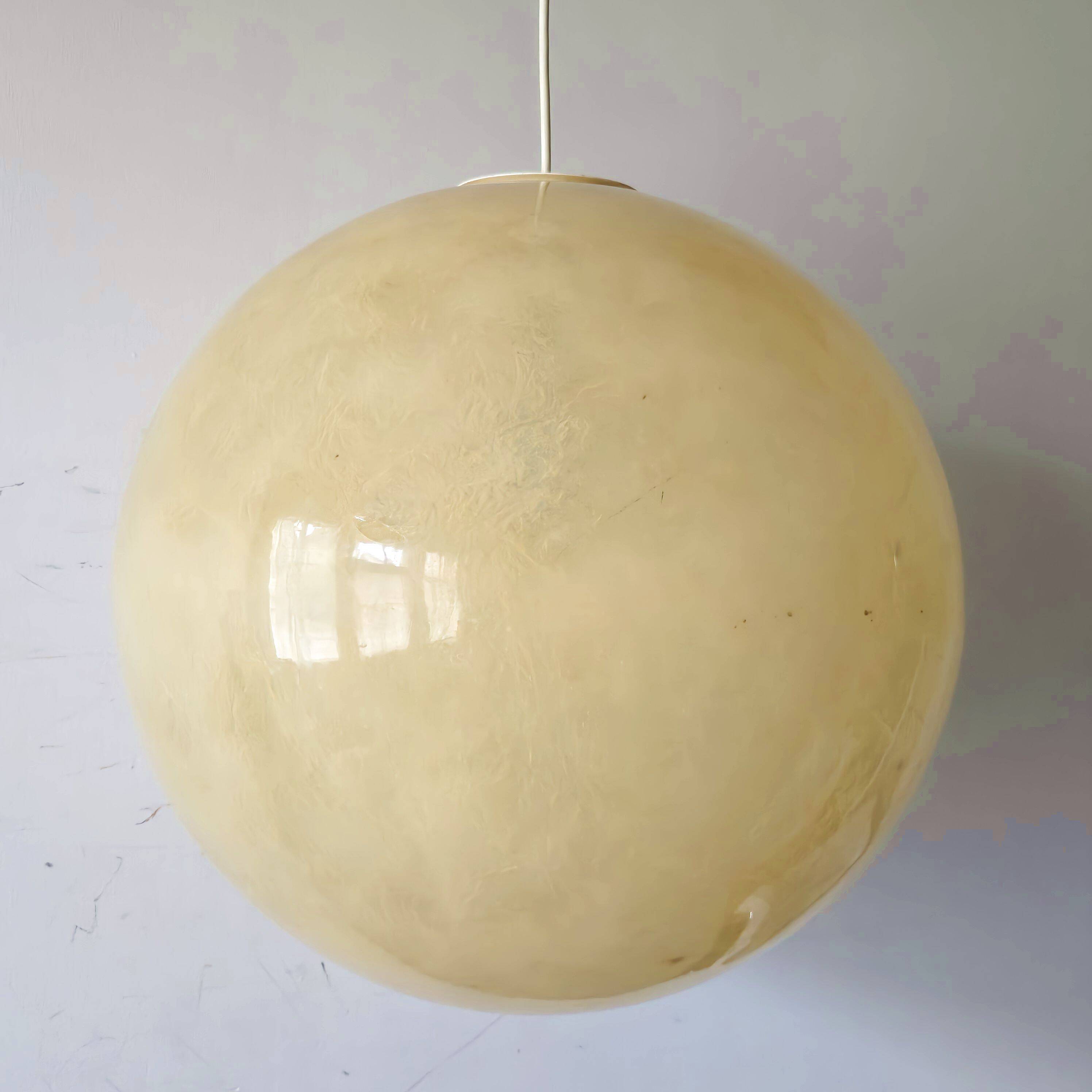 XXL pendant light 50cm diameter 1960 vintage