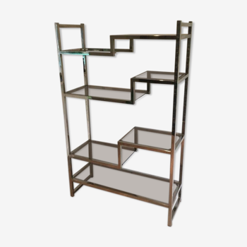 Chromed design shelf