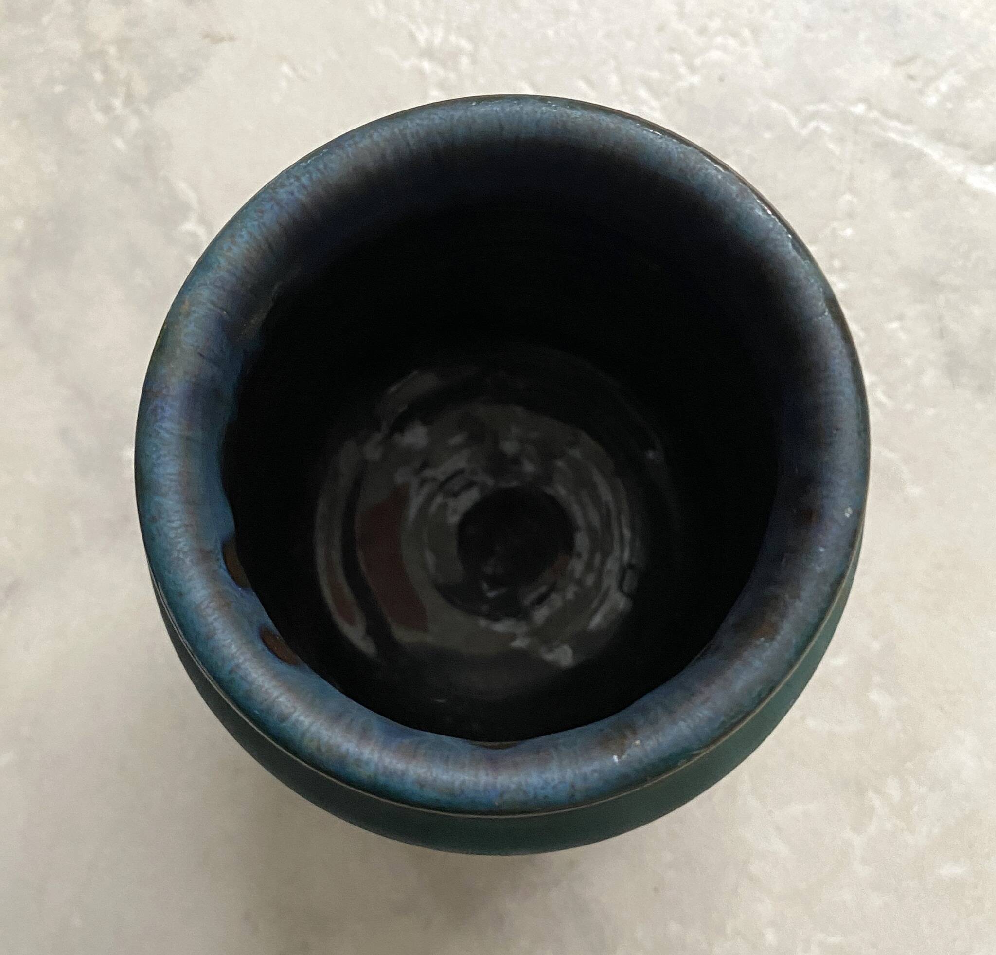 Westraven ceramique Utrecht blue vase 1970s