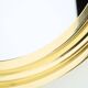 Round brass mirror by Sergio Mazza for Artemide 1960s