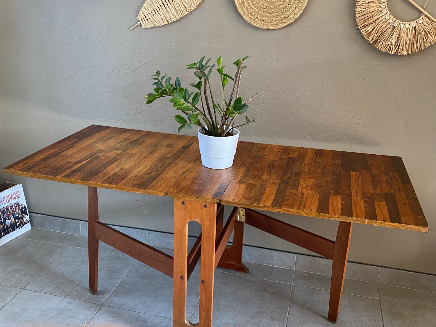 Vintage folding wooden table