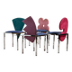 MK10080 Omaggi chairs by Salvati & Tresoldi for Saporiti Italia, Set of 4