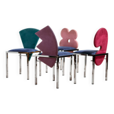 Chaises MK10080 Omaggi par Salvati & Tresoldi pour Saporiti Italia, Set de 4