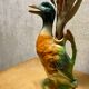 Pichet en barbotine, Canard, manufacture St Clement
