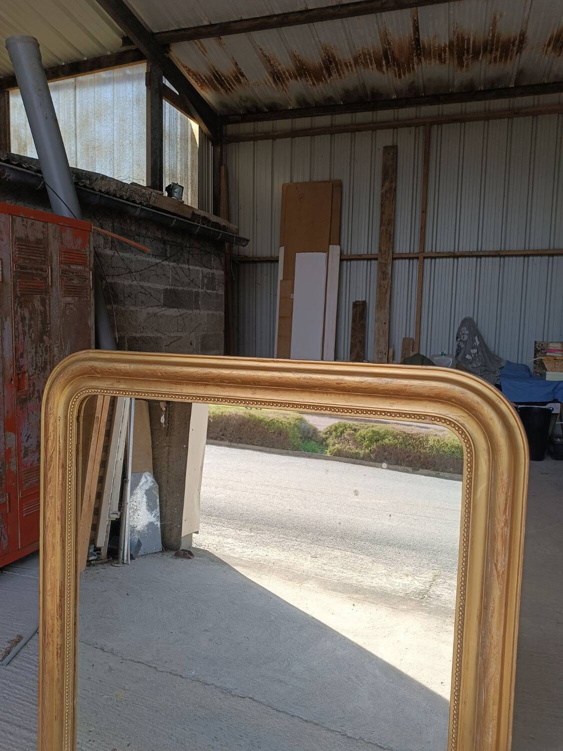 Antique Louis Philippe mirror 133/98 cm