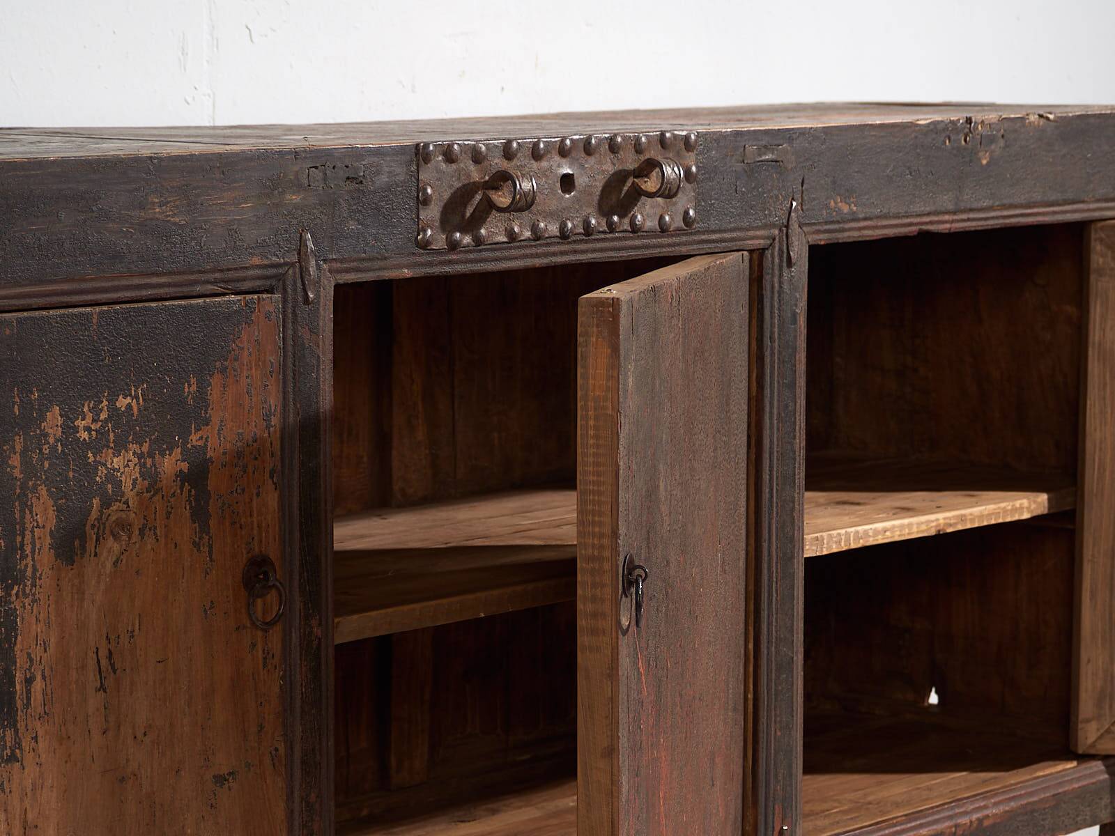 Antique sideboard in dark tones (c.1900) #26