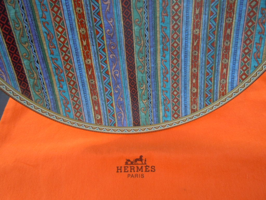 Porcelain plate Hermes