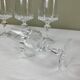4 crystal glasses