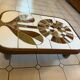 Capron coffee table - floral pattern