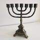 Ancien Chandelier Menorah 7 branches