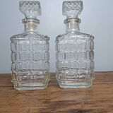 Vintage whisky decanter set