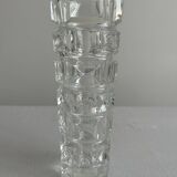 Crystal vase - Cristal d’Arques - geometric design