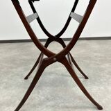 Folding table in mahogany in the style of the Vienna Secession.