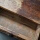 Armoire d'apothicaire / comptoir de magasin rustique en pin allemand vintage, années 1930