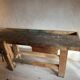 Old wooden workbench