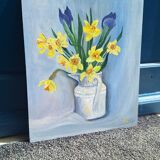 Still life bouquet of daffodils
