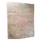 Map of Paris telephone districts