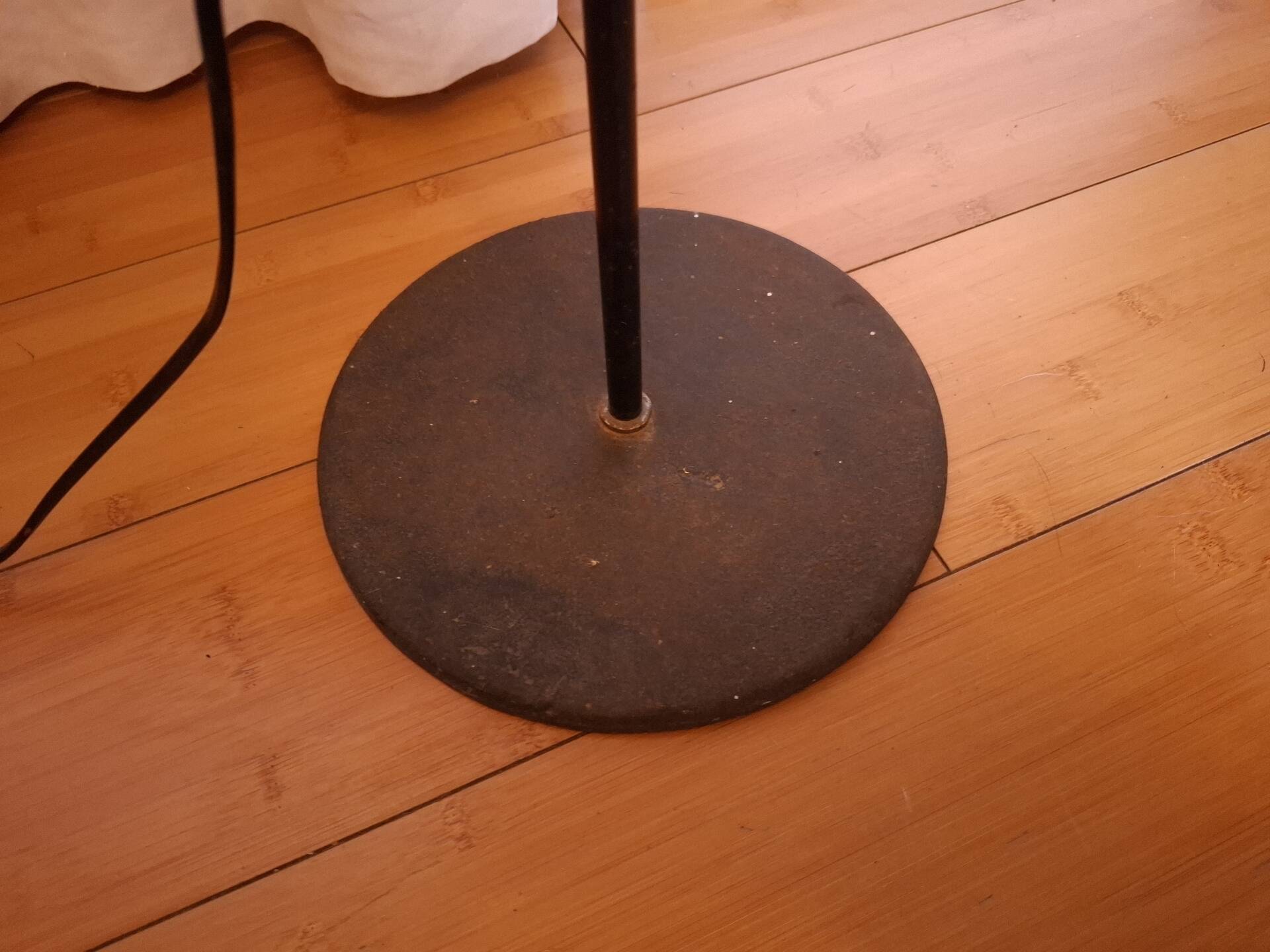 Standard lamp, Ikea reading lamp from the 80s.
