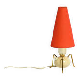 Beautiful very rare original Mid Century Modern brass tripod table lamp