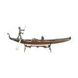 Venetian brass gondola