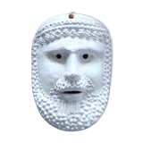 Greek man's mask in terracotta, 1970s