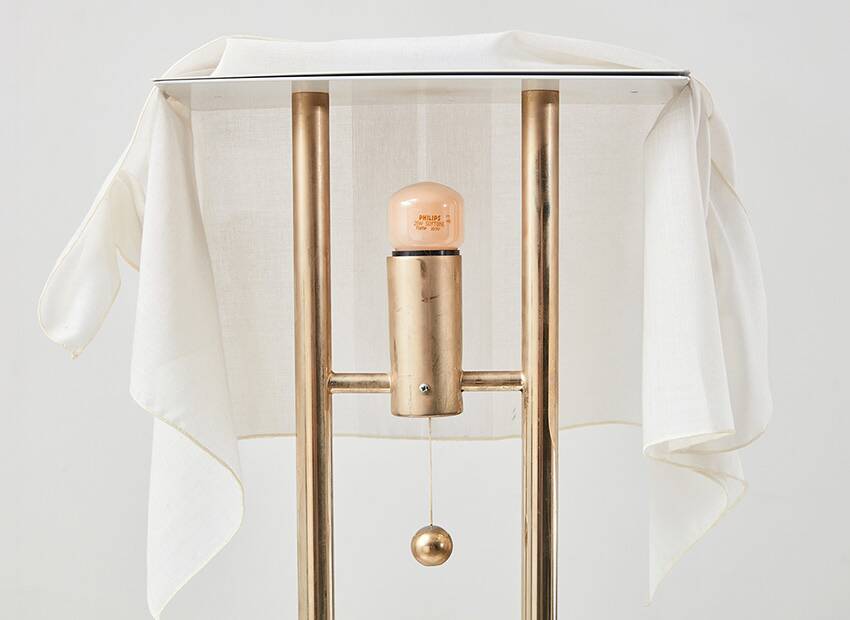 Lampe de table Kazuhide Takahama Nefer 1 pour Sirrah Italie années 1980