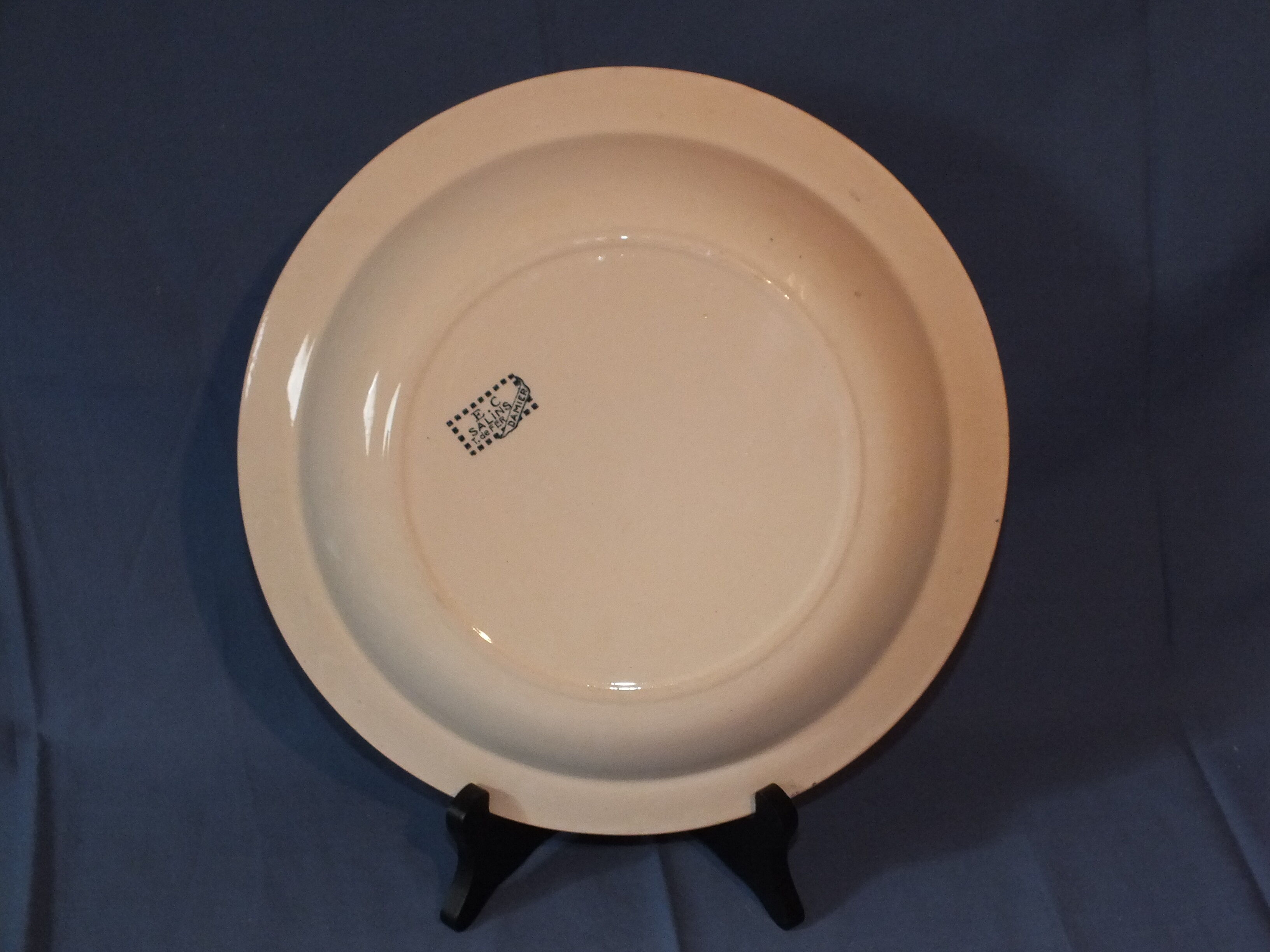 Set of 2 dishes Salins Damier in Iron Land