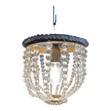Ceiling chandelier with tassels