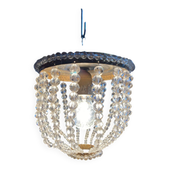 Ceiling chandelier with tassels