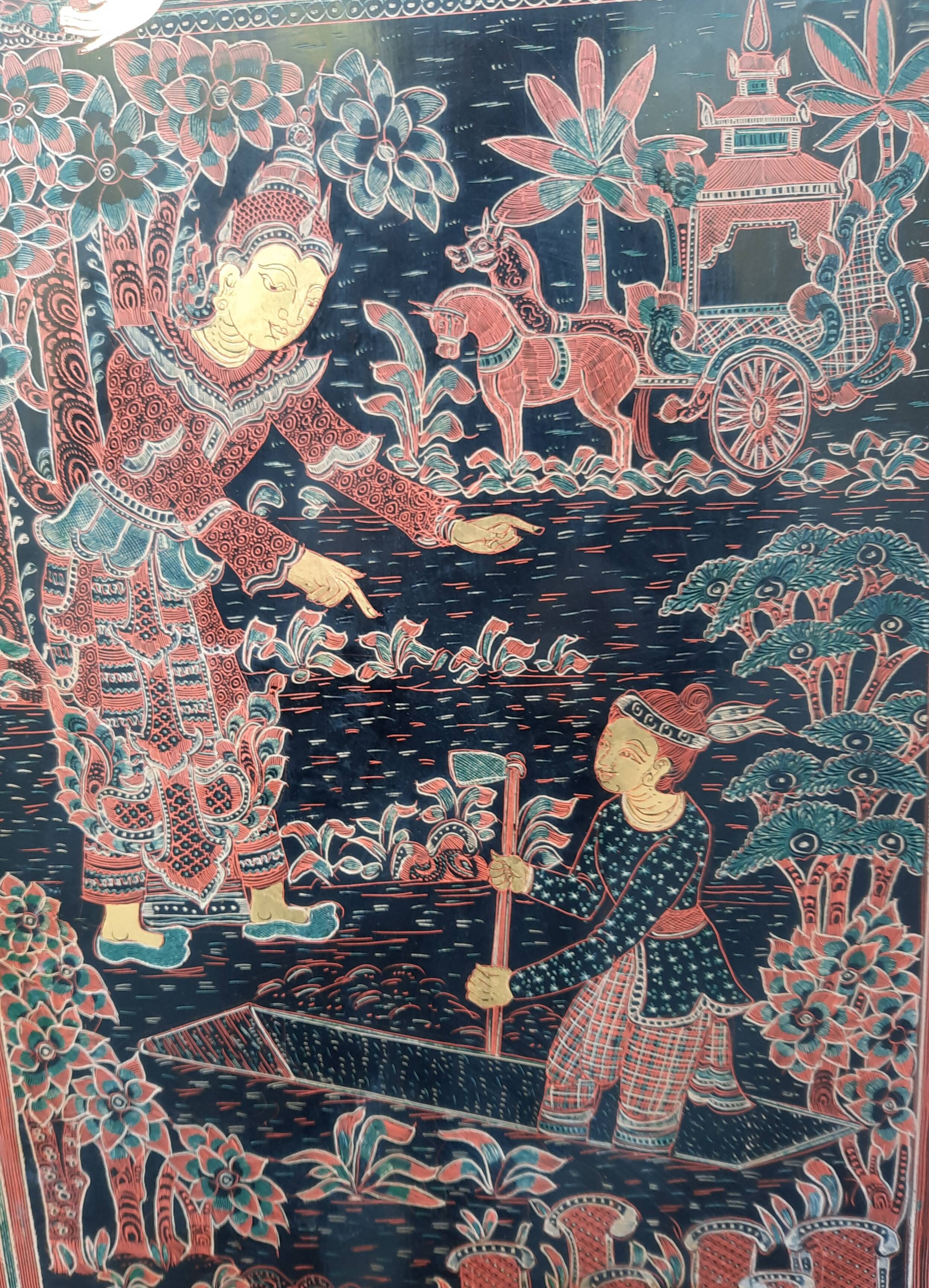 Large extreme orirntal screen