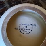 Ashtray empty-pockets HB Henriot Quimper signed André Gallant