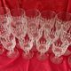 Superb set of 18 Cristal d’Arques glasses – 12 wine glasses + 6 tumblers