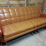 Vintage quilted sofa