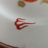6 AIGI dessert plates decorated with golden dragons