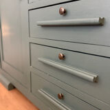 Art Deco Secretary Cabinet in solid wood