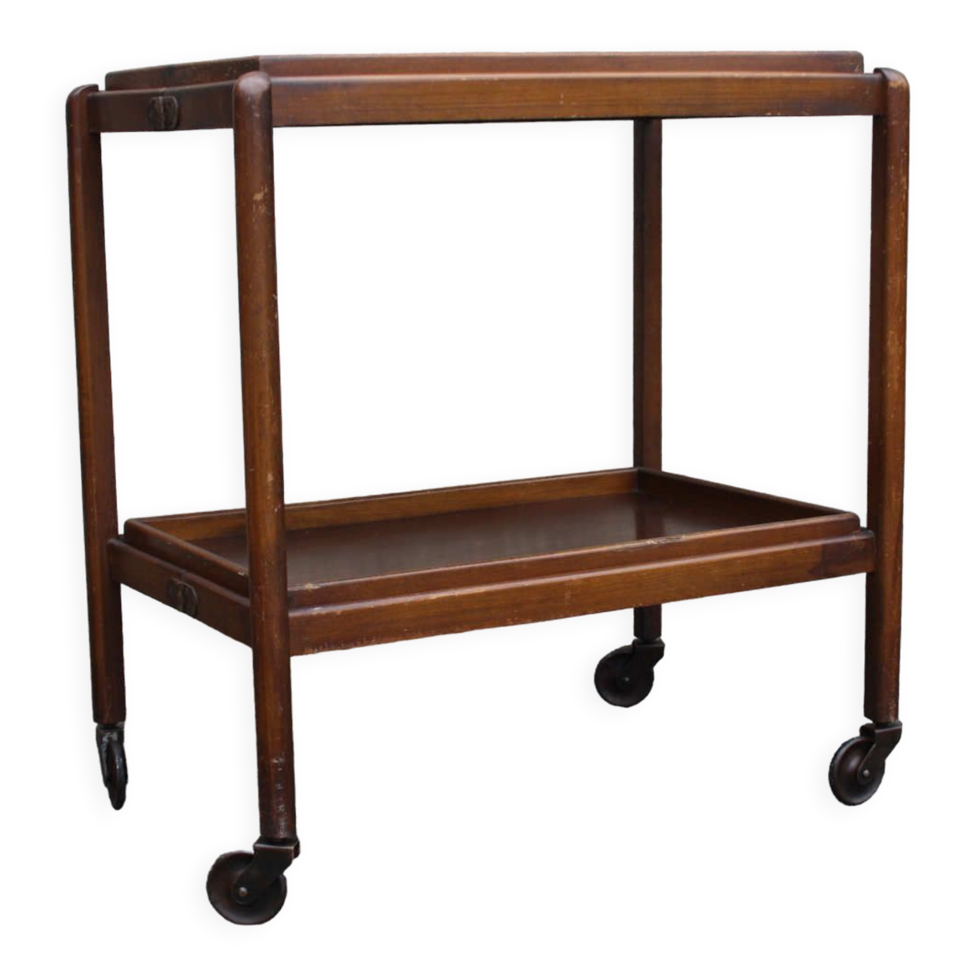 Desserte roulante en bois